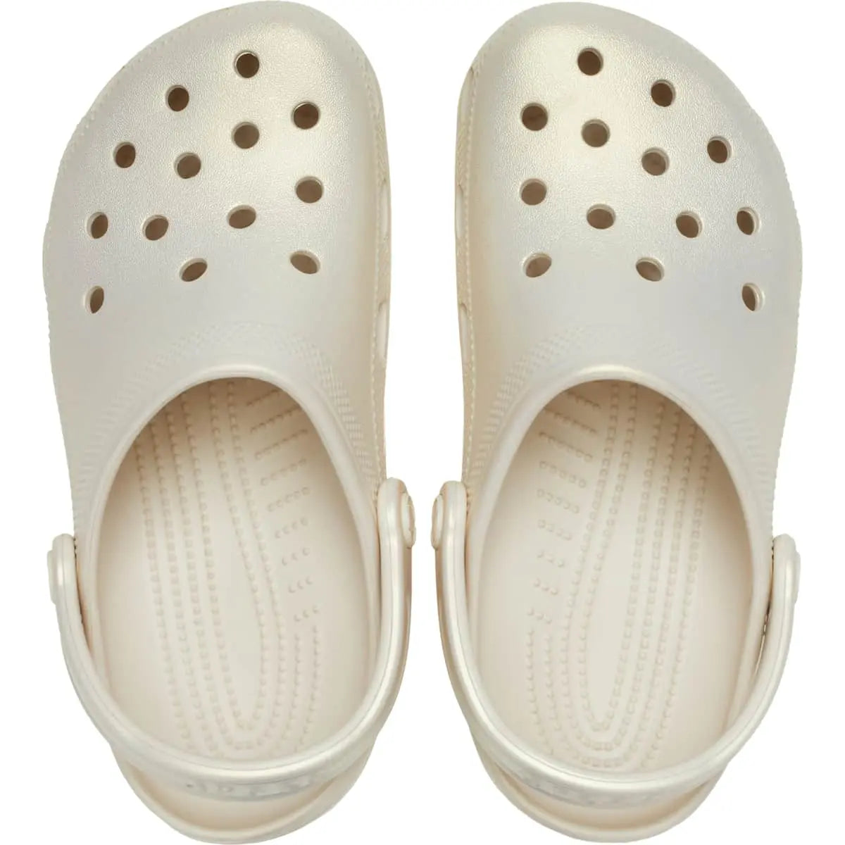 Crocs Classic Clogs with Shimmery Pearl Shine Finish