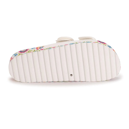 Muk Luks Women'S Sandals, Grand Cayman Printed Style with Adjustable Straps, Arch Support and Cushioned EVA Sole