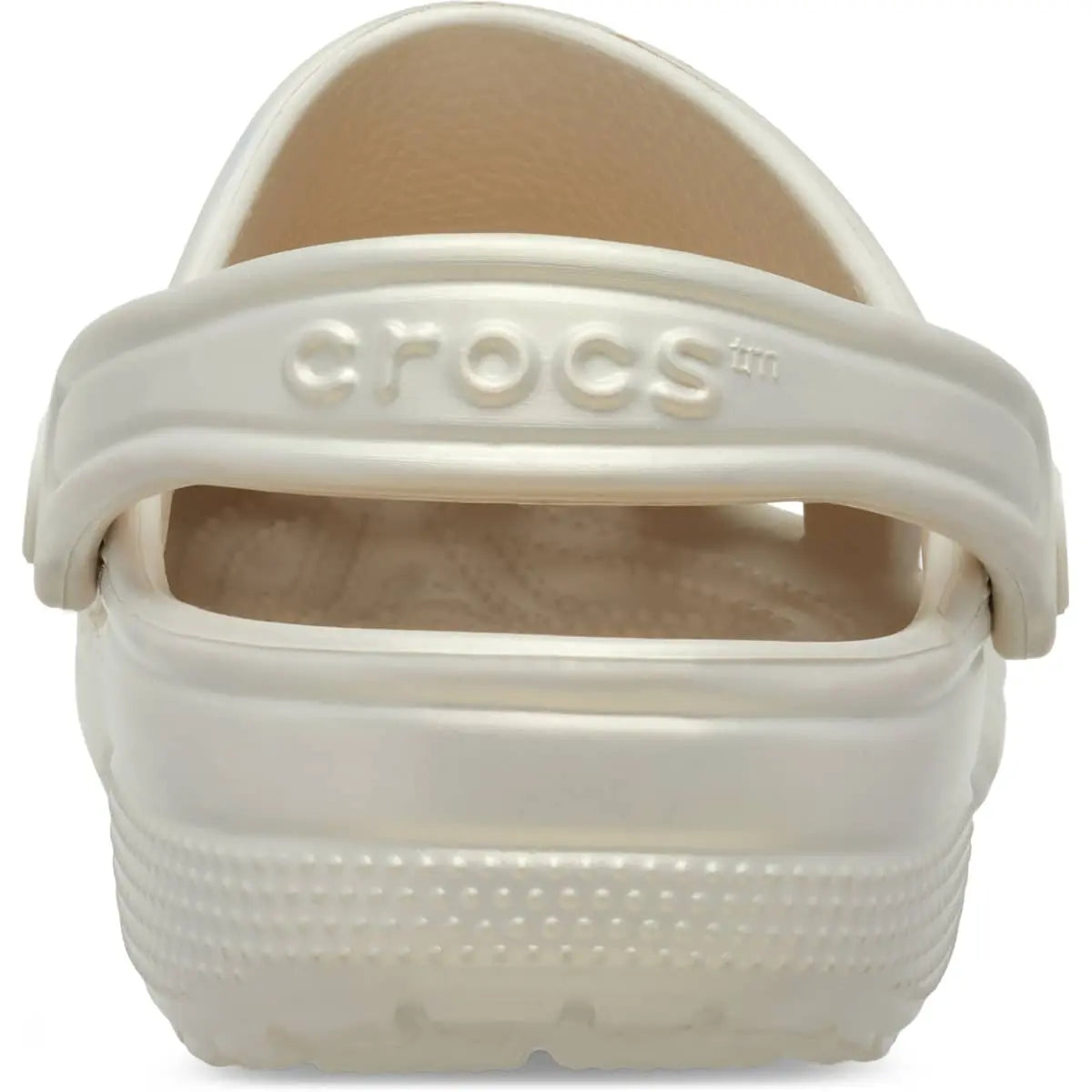 Crocs Classic Clogs with Shimmery Pearl Shine Finish