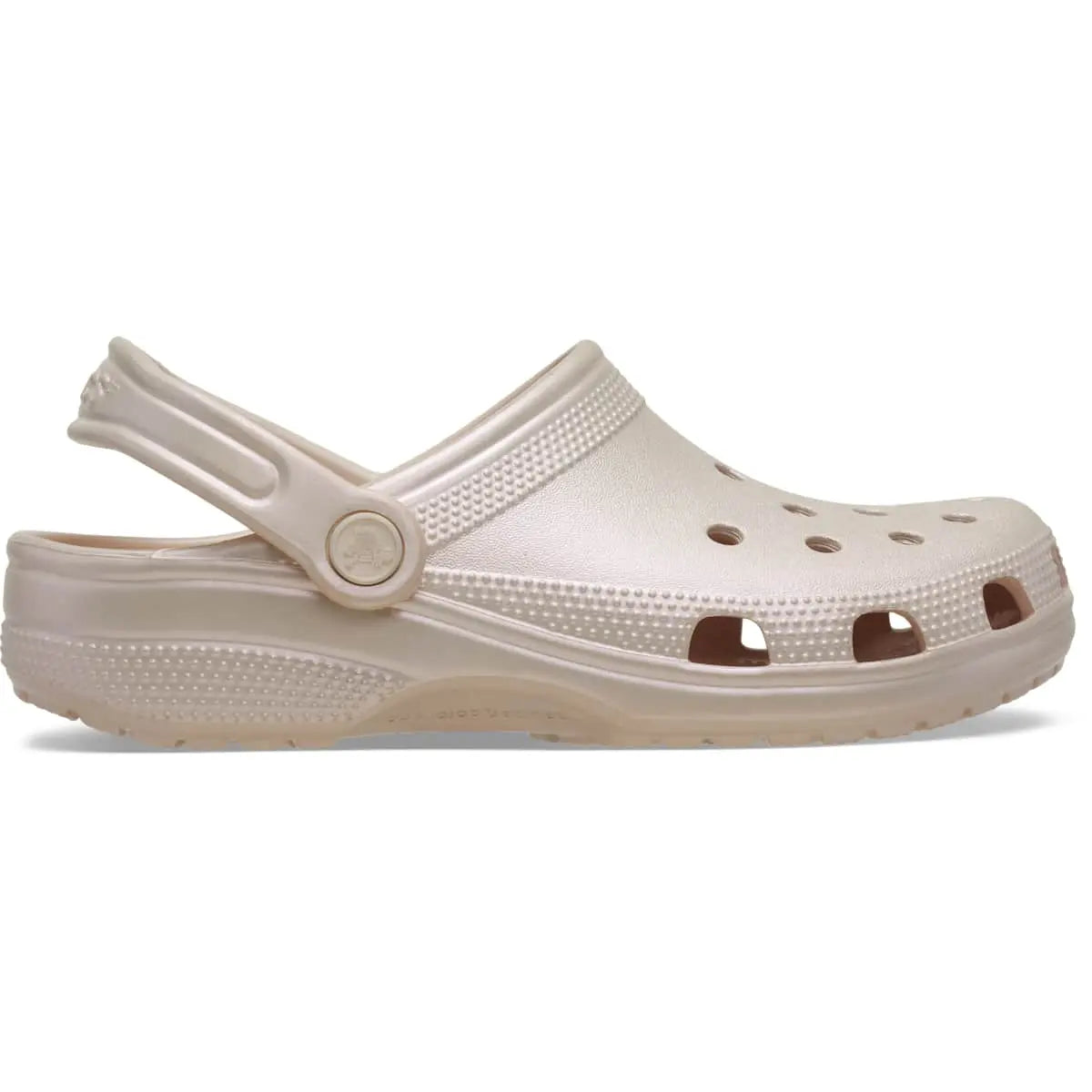 Crocs Classic Clogs with Shimmery Pearl Shine Finish