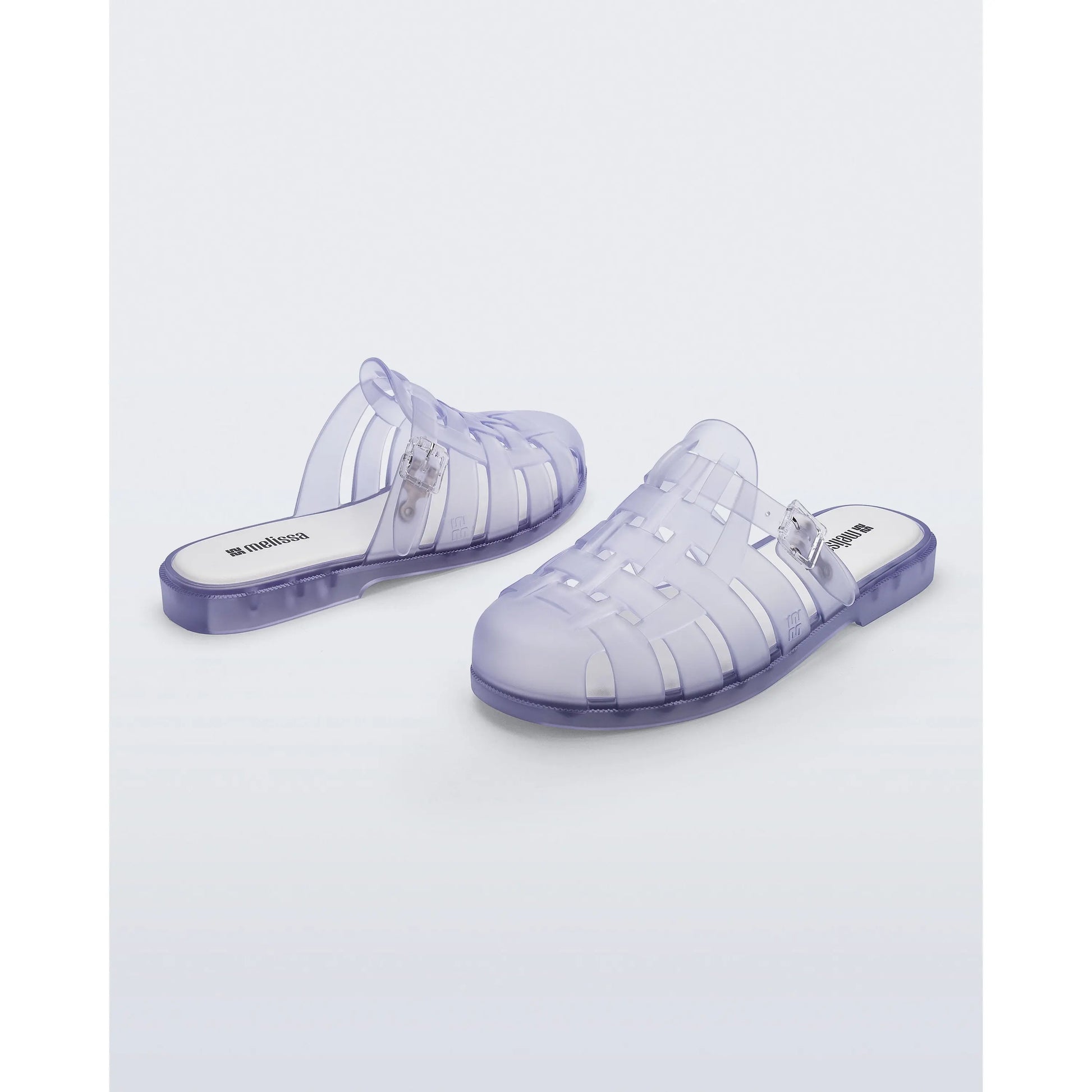 Melissa Possession Mule Slip-On Shoes with Iconic Jelly Weave Design