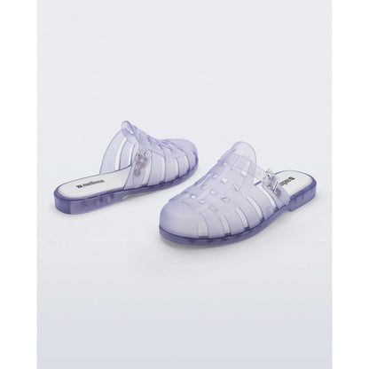 Melissa Possession Mule Slip-On Shoes with Iconic Jelly Weave Design