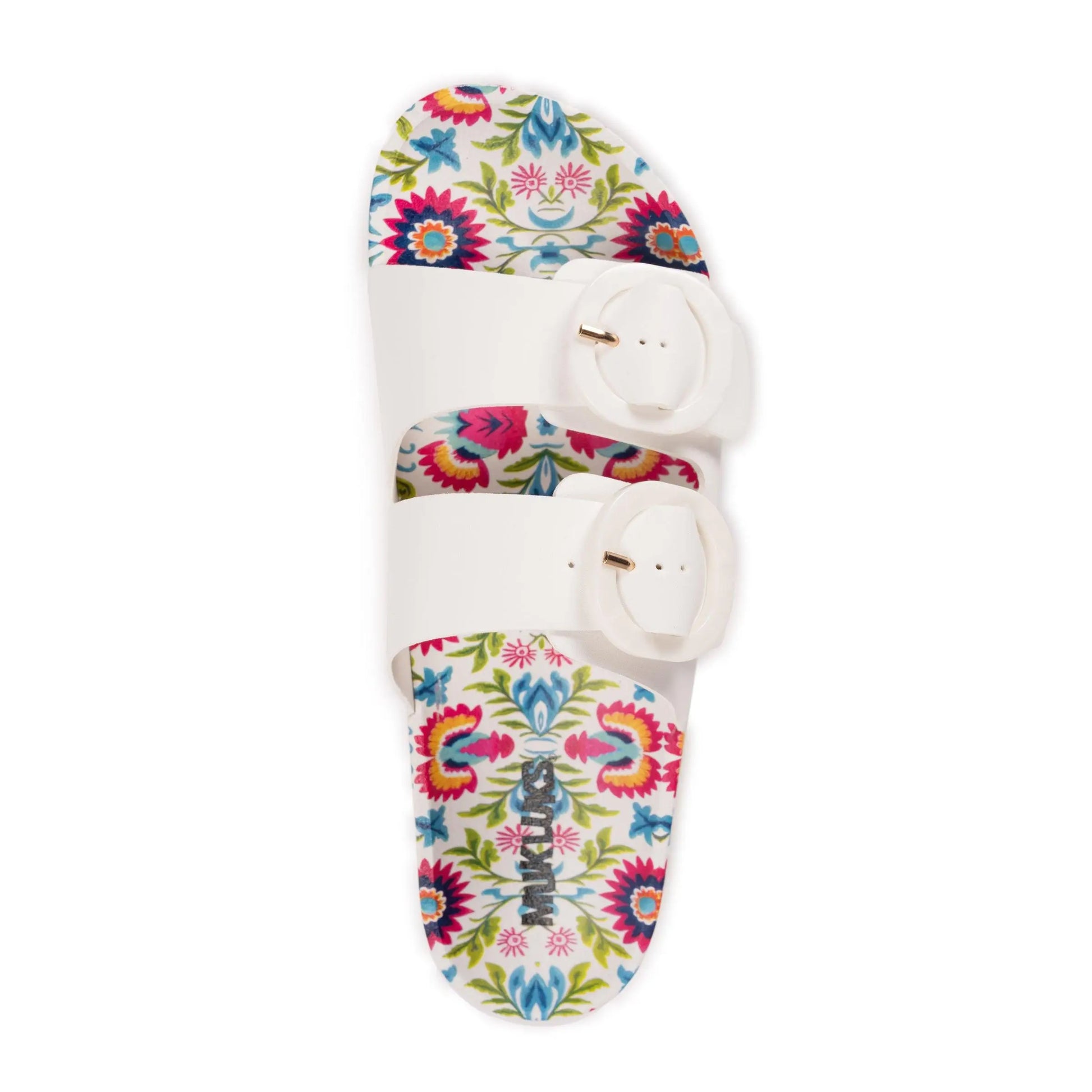 Muk Luks Women'S Sandals, Grand Cayman Printed Style with Adjustable Straps, Arch Support and Cushioned EVA Sole
