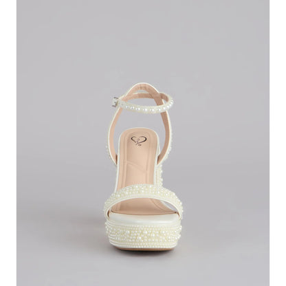 Here Comes the Glow Pearl Heels