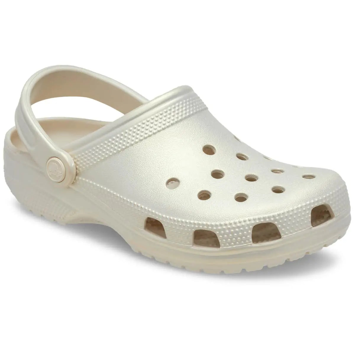 Crocs Classic Clogs with Shimmery Pearl Shine Finish