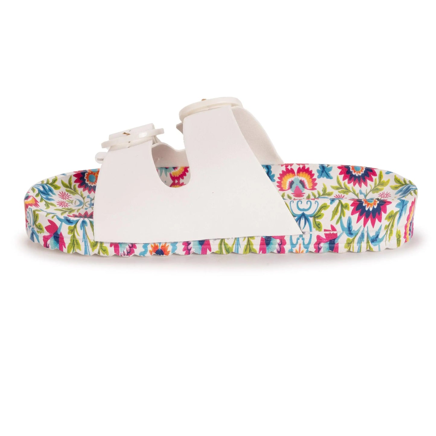 Muk Luks Women'S Sandals, Grand Cayman Printed Style with Adjustable Straps, Arch Support and Cushioned EVA Sole